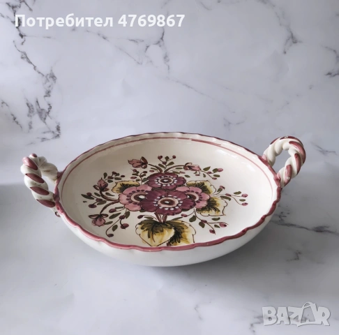 Керамичен поднос, снимка 3 - Други стоки за дома - 53971992