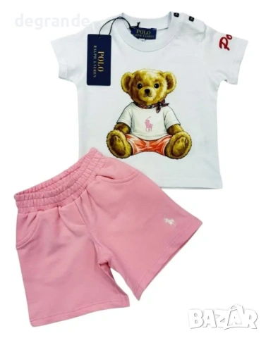 🧸Комплект за бебе Polo с къс ръкав👚, снимка 2 - Комплекти за бебе - 54814047