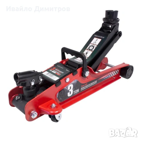 RockForce Нископрофилен Крик с Въртяща Дръжка 85-380мм 3 Тона, снимка 3 - Други инструменти - 54217241