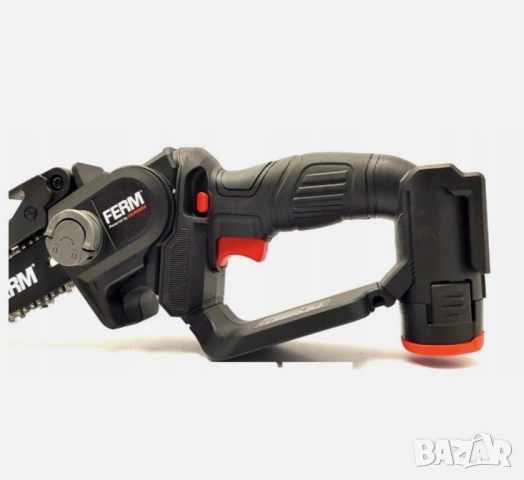 Акумулаторен верижен трион FERM AX POWER 12V 125 мм с батерия 2Ah, снимка 3 - Градинска техника - 54726588