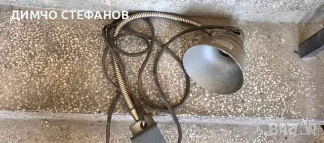 Ретро Индустриална подвижна лампа, снимка 3 - Антикварни и старинни предмети - 55338984