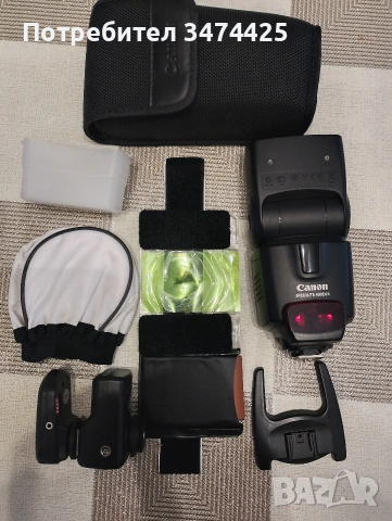 Светкавица Canon, снимка 3 - Светкавици, студийно осветление - 54370405