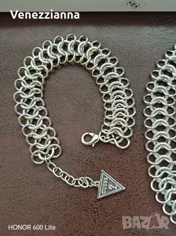 GUESS НОВ комплект Колие и гривна , снимка 6 - Колиета, медальони, синджири - 55691327