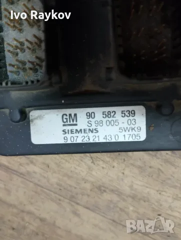 компютър OPEL ASTRA ZAFIRA 1.8 X18XE1 SIEMENS 5WK9 3 120, 5WK93120, GM 90582539 , снимка 6 - Части - 55071202