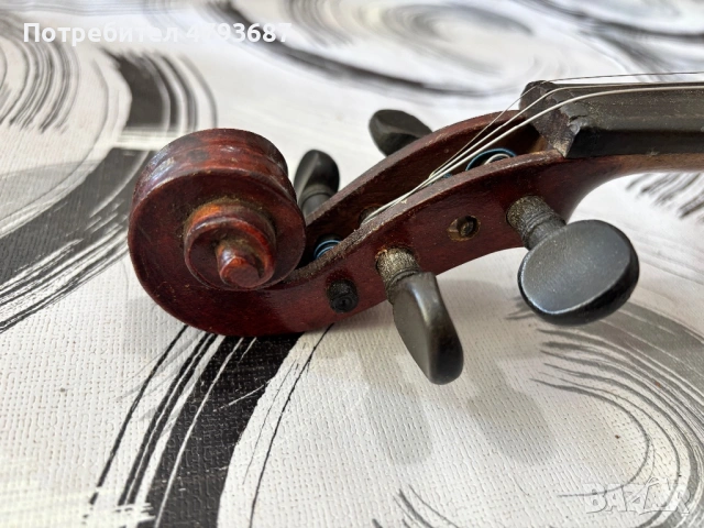 Стара ретро цигулка Medio Fino, снимка 10 - Антикварни и старинни предмети - 54165557