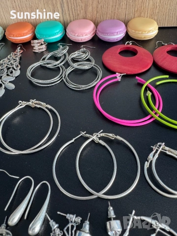 Огромен комплект бижута , снимка 16 - Обеци - 54162243