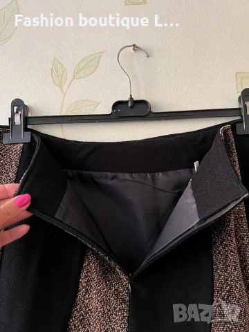 Нова с етикет кафява пола с цип на гърба 🤎 Налични размери M , L , XL , XXL 🤎, снимка 2 - Поли - 54702960