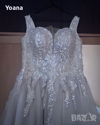 Бежова официална рокля, снимка 3 - Рокли - 54227802