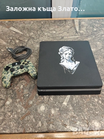 PlayStation 4 със един джойстик Джойстика е в перфектно състояние