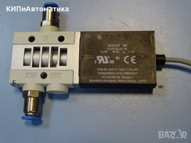 пневматичен разпределител Festo MHE3-MS1H-3/2G-1/8-K Solenoid Valve 24VDC 0.9-8Bar, снимка 2 - Резервни части за машини - 55400673
