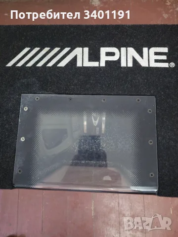 Субуфер Alpine SBG-1244BP (12") + Усилвател Sony Xplōd XM-N502 