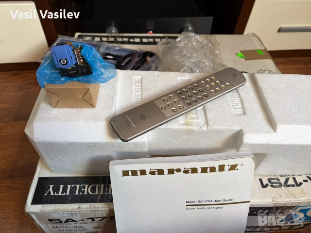Marantz SA-17S1  SACD/CD Плейър – Пълен Комплект + Резервен Лазер , снимка 6 - Аудиосистеми - 55233036
