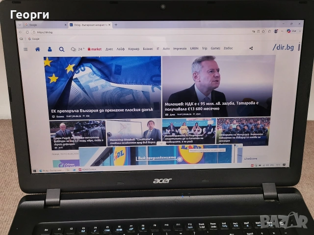 17" лаптоп Acer Aspire ES1-732, снимка 9 - Лаптопи за дома - 54791327