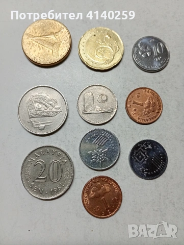 МАЛАЙЗИЯ МОНЕТИ , снимка 2 - Нумизматика и бонистика - 54337376