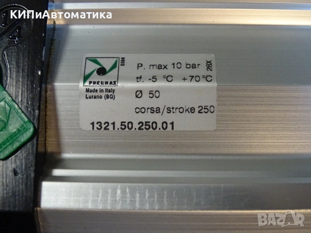 Пневматичен цилиндър Pneumax 1321.50.250.01 pneumatic cylinder 10bar, снимка 4 - Резервни части за машини - 54525752