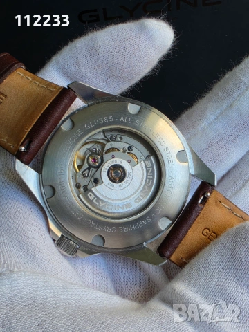 БАРТЕР Glycine Combat Classic 40 Moonphase Watch, снимка 6 - Мъжки - 54689832