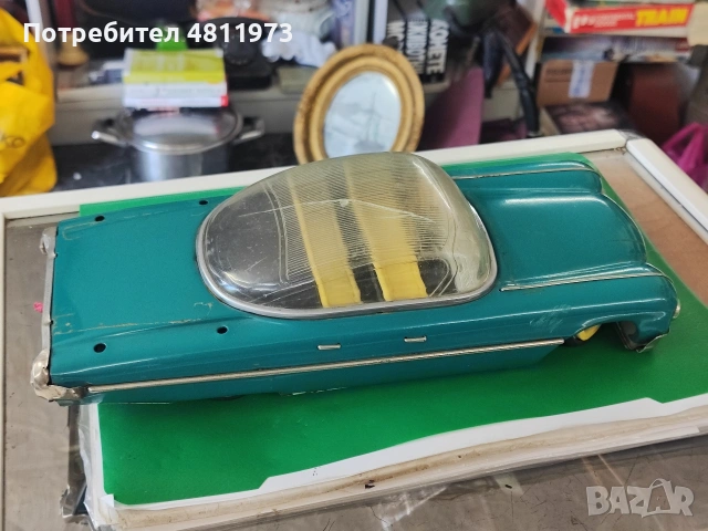 Стара ламаринена играчка кола, снимка 4 - Колекции - 54407567
