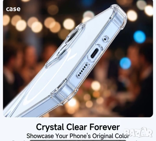 Honor 600pro кейс crystal clear Magsafe ударо-устойчив, снимка 4 - Калъфи, кейсове - 54738754