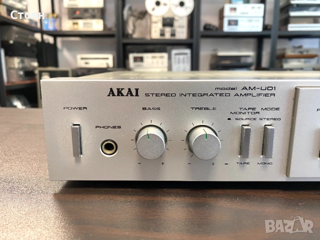 Vintage усилвател Akai/2, снимка 3 - Ресийвъри, усилватели, смесителни пултове - 54551396