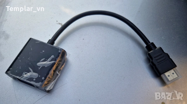 HMDI to VGA ( D-SUB) cable, снимка 2 - Кабели и адаптери - 54820110
