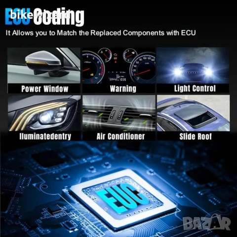 KONNWEI KDIAG OBD2 диагностичен скенер за всички системи Bluetooth iOS/Android – Bluetooth НОВО, снимка 3 - Друга електроника - 54611586