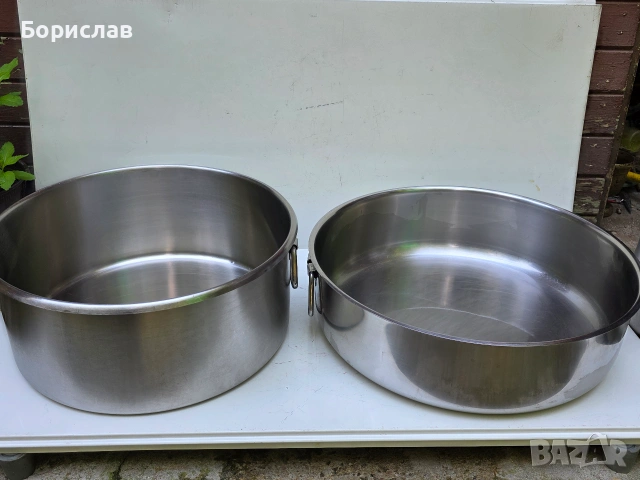 Тави алпака - неръждаеми, снимка 9 - Съдове за готвене - 55125449