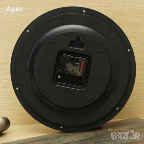 Стенен Часовник с Аналогов и LED Дисплей. Дигиталени Часовници с Термометър. LED Стененни Часовници, снимка 12 - Стенни часовници - 54011168