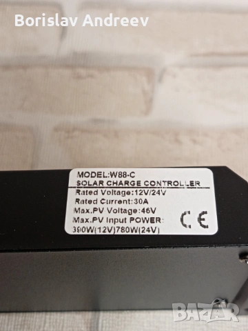 12V/24V 10A 30A PWM соларен контролер за зареждане - регулируем LCD дисплей с таймер, снимка 3 - Друга електроника - 54083740