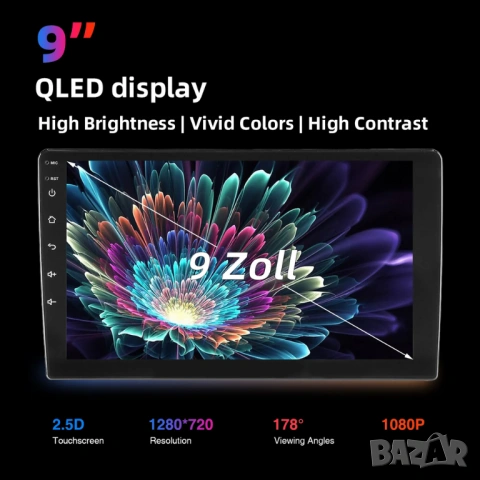 Honda CR-V_3 2006-2012 9” 2-DIN с Android 14, 4G/LTE, 6/128GB, CarPlay и AndroidAuto , снимка 6 - Аксесоари и консумативи - 54162967