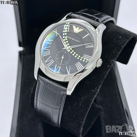 Emporio Armani AR1703 Valente Classic Leather, снимка 2 - Мъжки - 39579298