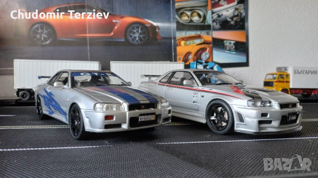 Мащабни модели коли 1:18 Nissan Skyline GTR R34