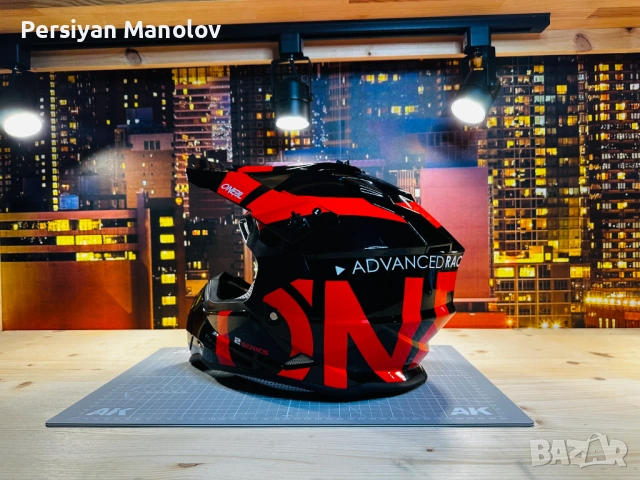 Детска мотокрос каска Oneal 2 Series Youth | Black/Orange | Размер L | 51-52 см, снимка 2 - Спортна екипировка - 54167608