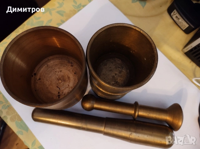 2 броя бронзови хаванчета, снимка 3 - Антикварни и старинни предмети - 54232952