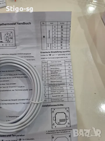 Смарт термостат ME83 16A, Tuya Wifi, снимка 5 - Други - 55595334