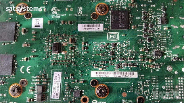 Видео карта Nvidia Quadro K4000 3GB GDDR5 192bit PCI-E, снимка 8 - Видеокарти - 54621262