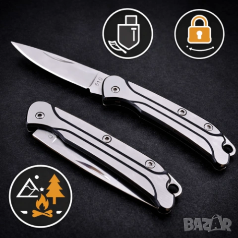 Малък джобен нож сгъваем , снимка 4 - Прибори за хранене, готвене и сервиране - 54146147