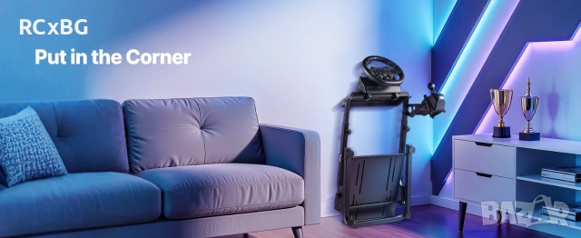 Стойка за Волан Sim Racing Stand Logitech Thrustmaster Оригинална Vevor®, снимка 10 - Аксесоари - 55084635