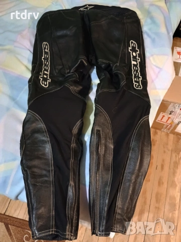 Мото екип кожа Alpinestars 54 XL, снимка 6 - Спортни дрехи, екипи - 54377391