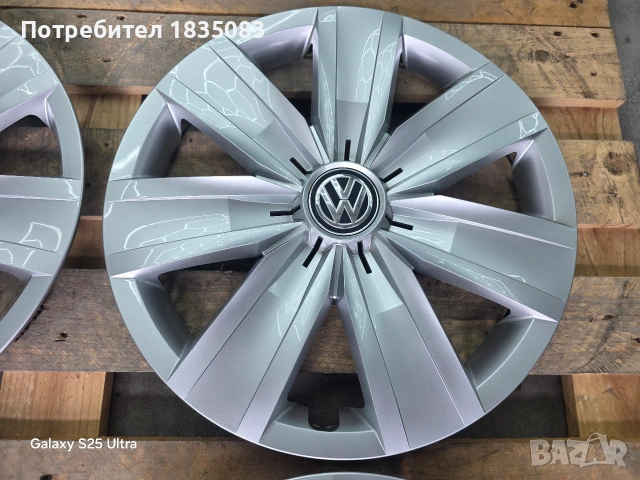 Оригинални тасове VW 16 цола, снимка 6 - Аксесоари и консумативи - 54580964