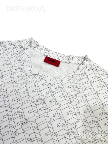 Hugo Boss оригинална мъжка тениска, XL размер, снимка 5 - Тениски - 54870240