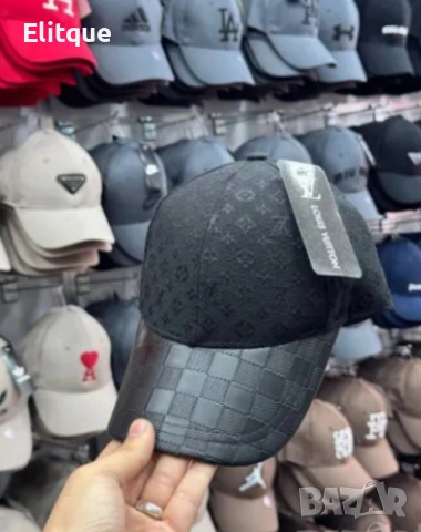 шапки с козирка emporio armani valentino garavani christian dior louis vuitton, снимка 10 - Шапки - 54323139