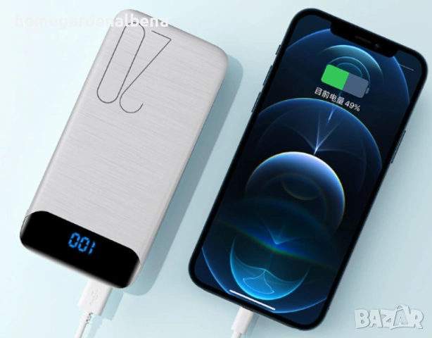 Външна батерия KLGO – 10000mAh / 20000mAh, универсална power bank, снимка 10 - Безжични зарядни - 54167201