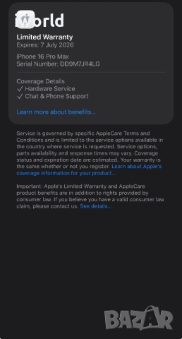 100% Батерия! iPhone 16 Pro MAX лизинг от 32€/мес Black Titanium 256GB, снимка 4 - Apple iPhone - 54366499