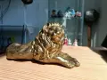 Лъв , стара статуетка от СОЦА. , снимка 1