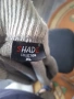 Мъжка плетена жилетка с цип Shade Collection – Размер XL – Сива, с висока яка, снимка 2