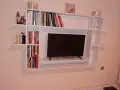 Спалня с нощни шкафчета плюс матрак Магнифлекс. Размер 160/200. Подарък секция за стена. Цена 200Е., снимка 3