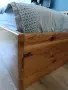 Двойно легло / спалня от масив с дървена подматрачна рамка и матрак, снимка 5