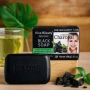 Сапун за лице и тяло с активен въглен и зелен чай – Kiss Beauty Black Soap, снимка 6