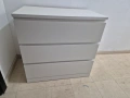 Скрин IKEA MALM с 3 чекмеджета в бял цвят и изчистен скандинавски дизайн., снимка 5