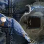 Дънково яке деним винтидж класика рок, снимка 11